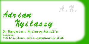 adrian nyilassy business card